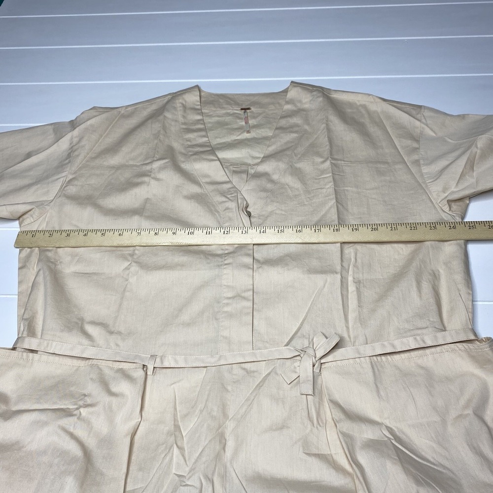 Free People Endless Summer Feels So Right One Piece Ivory Jumpsuit Women Size XS - Picture 13 of 16